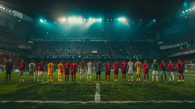 The Evolution of Tactics in Football Leagues Around the World