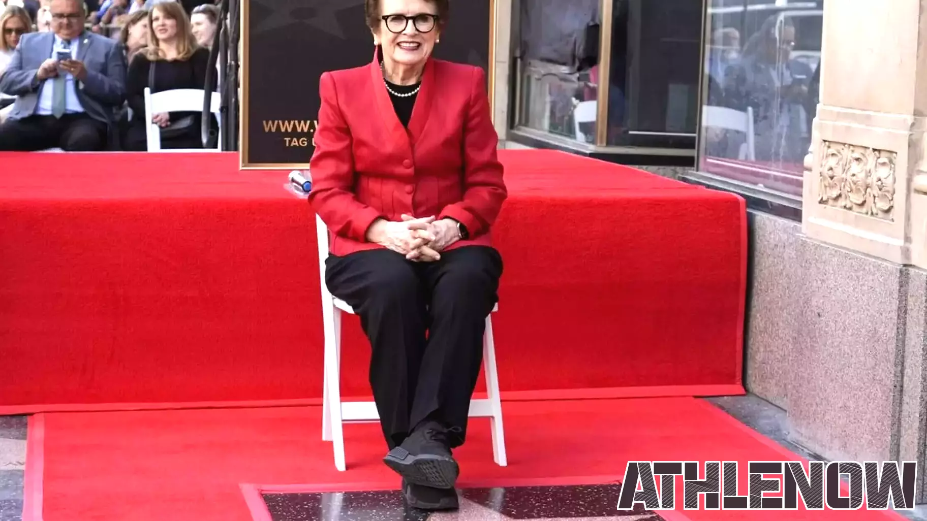 Billie Jean King Honored with Star on the Hollywood Walk of Fame