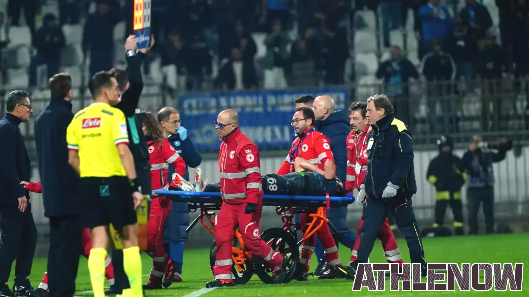 Lobotka injury: Napoli star stretchered off in tears