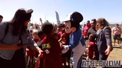 Free Sports Clinic Brings Active Fun to Oakland Kids at Ira Jinkins Park